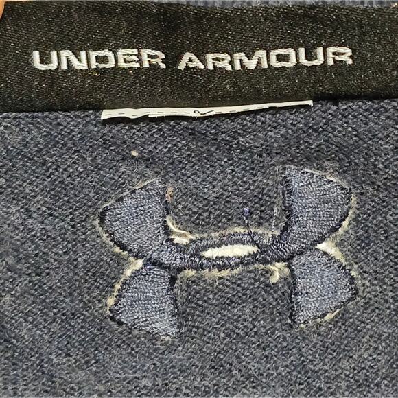 Under Armour Active Cozy Blue Crewneck Sweater Men's Size XL - Picture 5 of 7